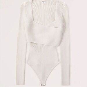 Abercrombie LuxeLoft Wrap Bodysuit